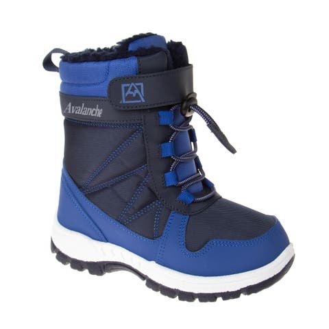 Avalanche Snow Boots for Boys, Waterproof Insulated Winter Thermal Durable Cold Weather Ready Boots