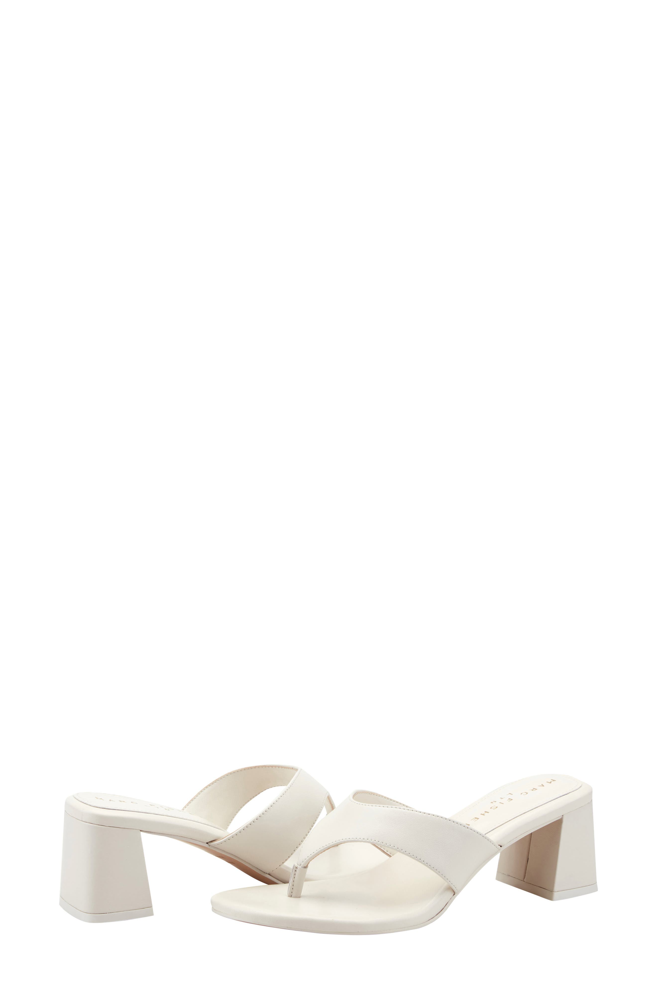 Marc Fisher LTD Arcee Sandal, Alternate, color, Ivory