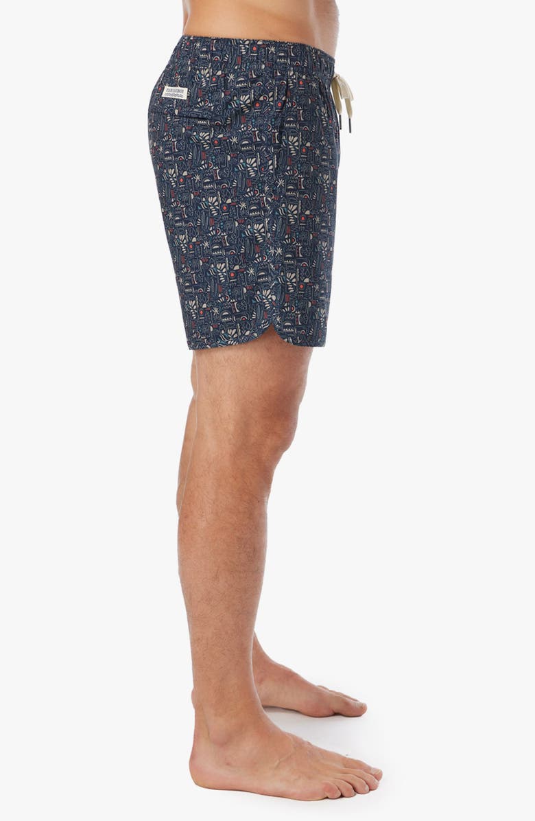 Fair Harbor The Anchor Swim Trunks, Alternate, color, Black