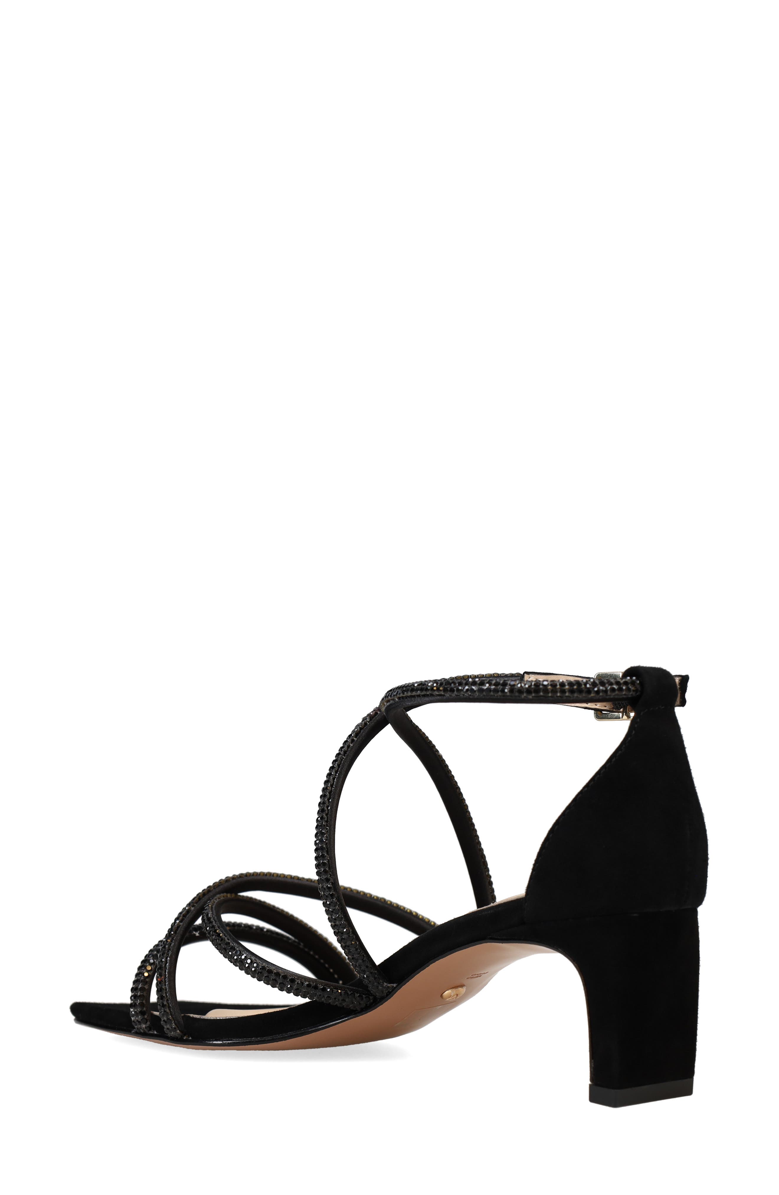Pelle Moda Teena Ankle Strap Sandal, Alternate, color, Black