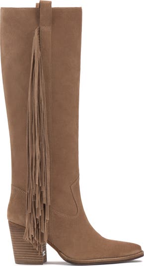 Pelia Fringe Knee High Boot