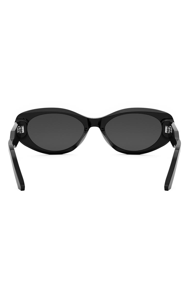 DIOR 'DiorSignature B8U Butterfly Sunglasses, Alternate, color, Shiny Black / Smoke