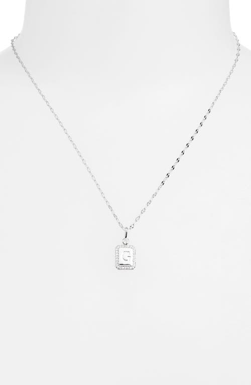 Leith Initial Pendant Necklace