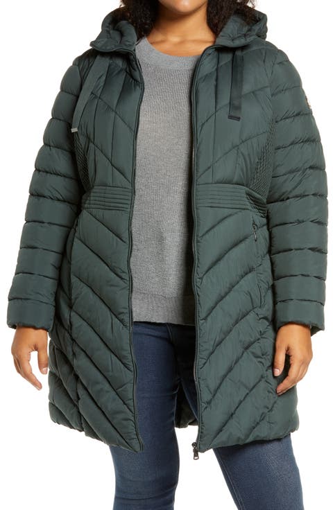 Packable Hooded Walker Coat (Plus Size)