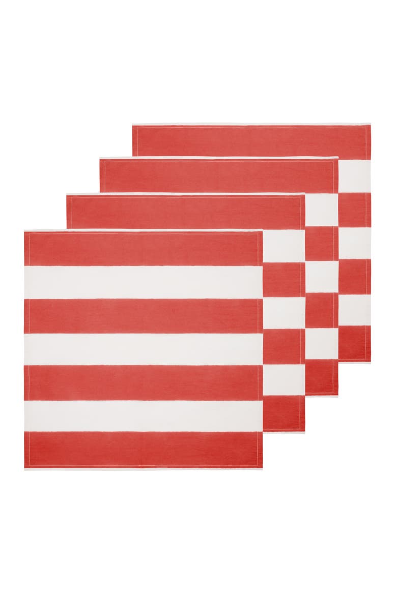 St. Tropez Napkins, Main, color, Red 19" x 19"