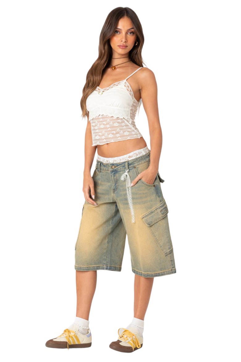 Layered Sheer Camisole, Alternate, color, WHITE