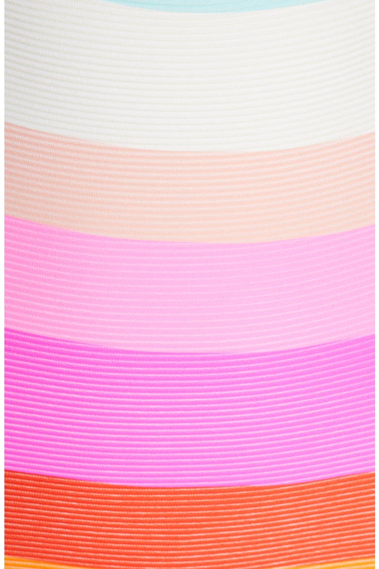 Sunrise Stripe One-Piece Swimsuit, Alternate, color, MULTI