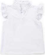 Lila and Hayes Ellie Girls' Sleeveless Ruffled Top by LH Sport