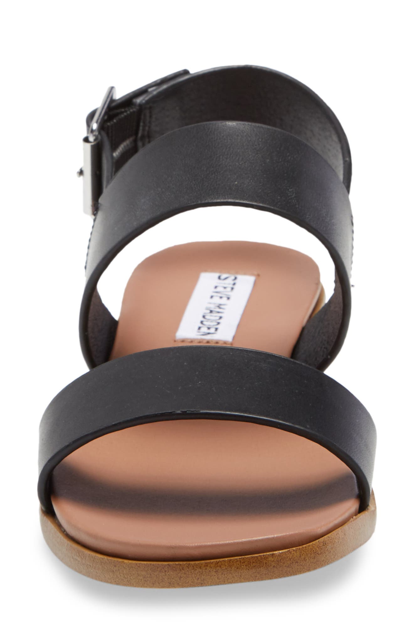 Daja Slingback Sandal, Alternate, color, BLACK LEATHER
