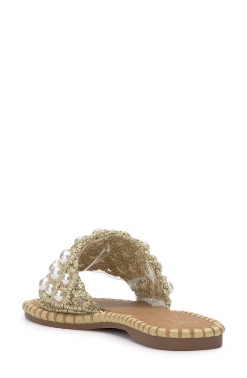 JESSICA SIMPSON JESSICA SIMPSON BRENNARA 2 BEADED SLIDE SANDAL 