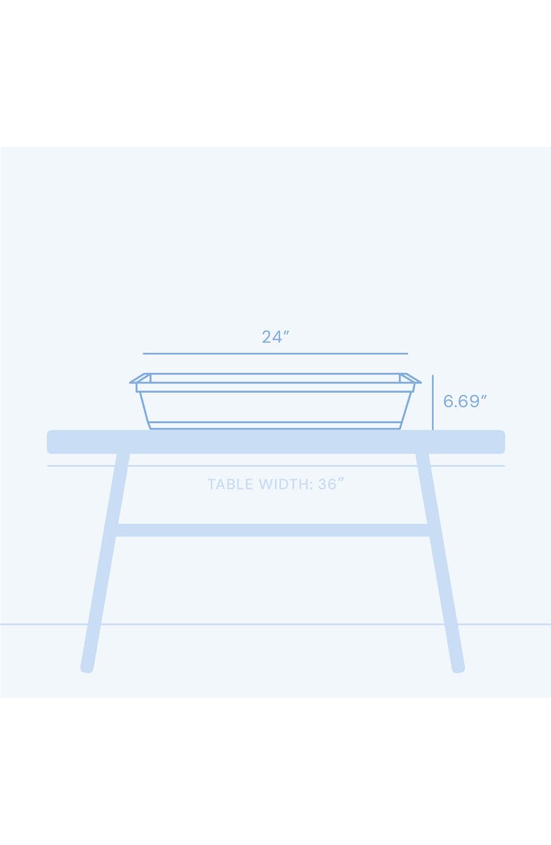 Bloem 24 Inch Dayton Window Box Planter, Turtle Green, Alternate, color, Green