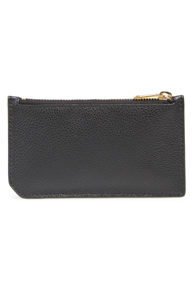 Leather Card Case, Alternate, color, NOIR