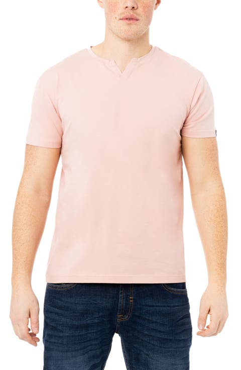 Split Neck T-Shirt