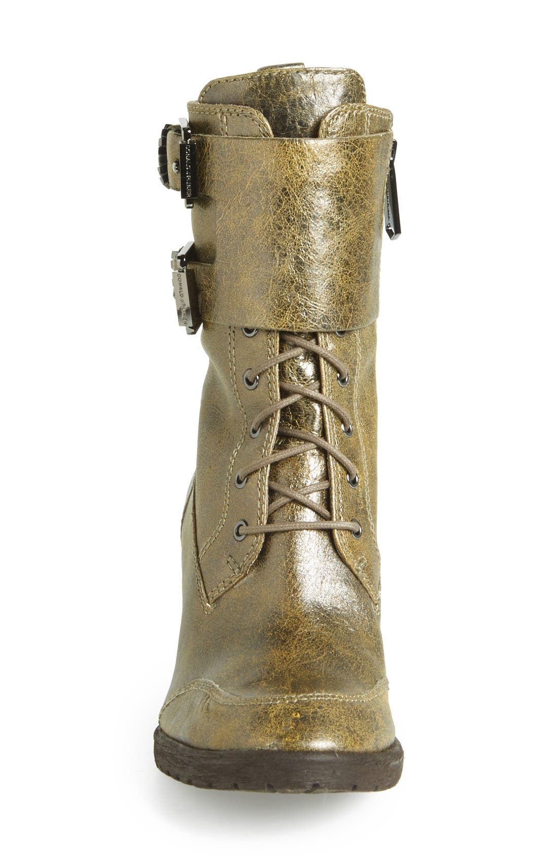 Donald J Pliner 'Danti' Boot, Alternate, color, OLIVE ANTIQUE METALLIC LEATHER