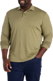 BOSS Big & Tall Pado Long-Sleeve Polo Shirt