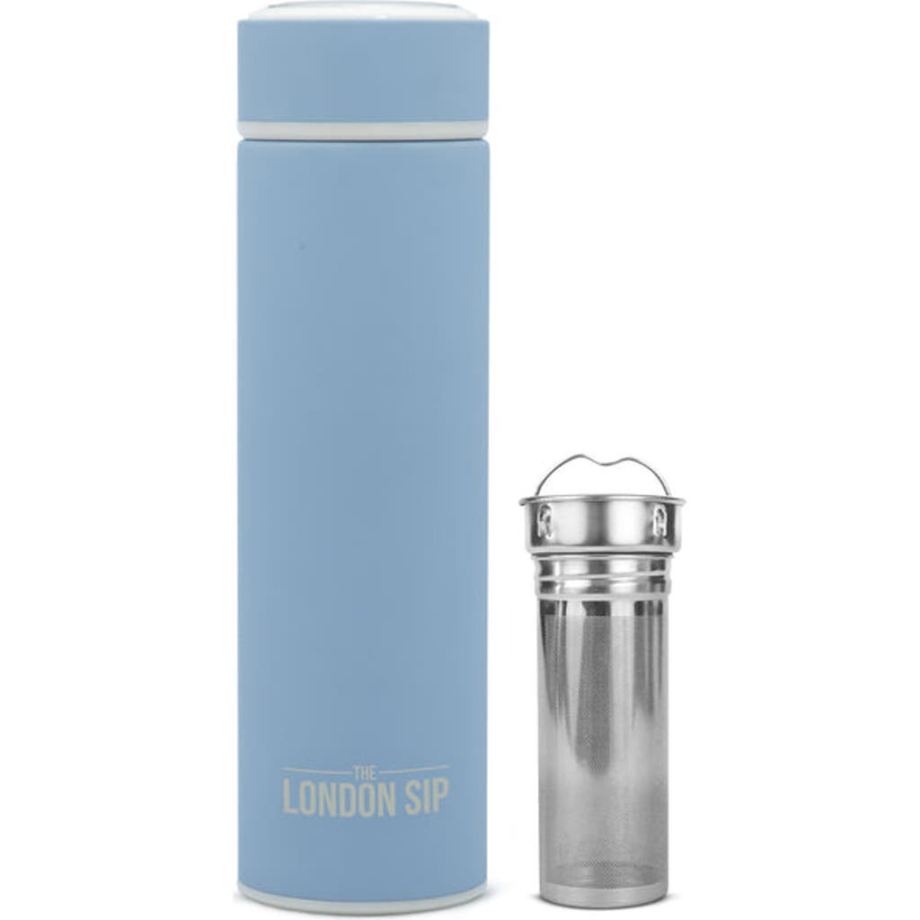 London Sip Infuser Bottle 16oz In Blue