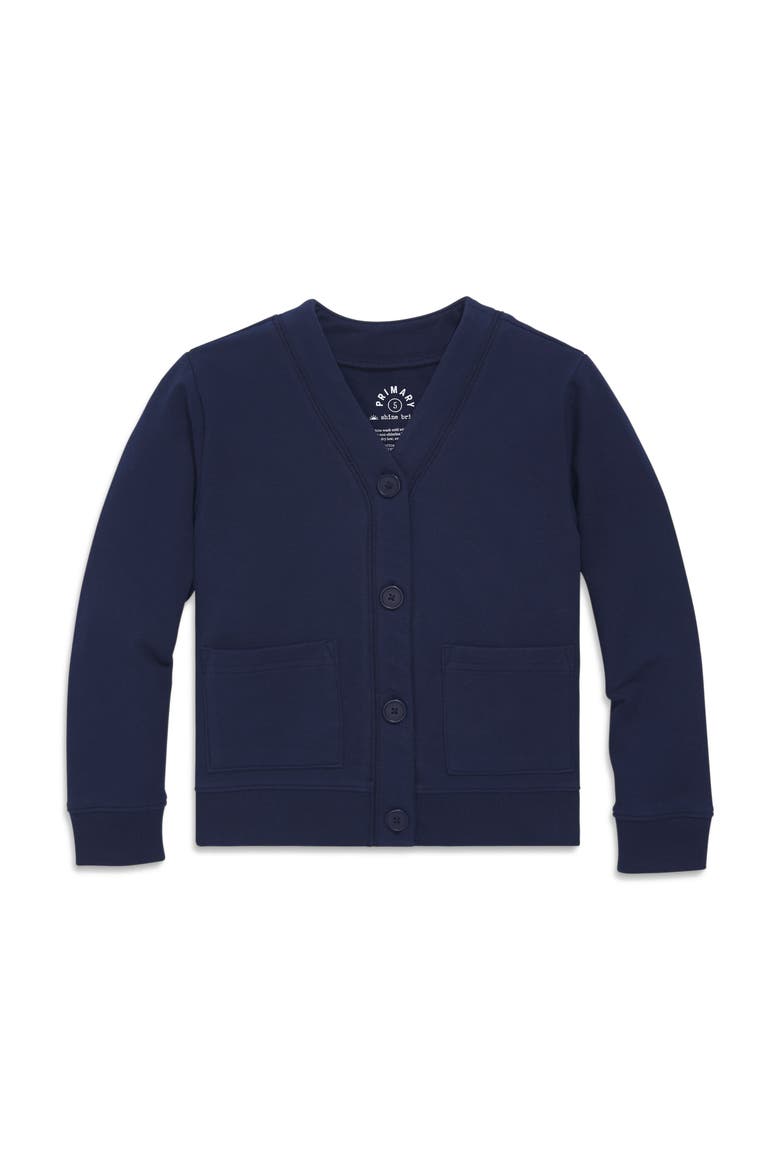 Kids Sweatshirt Cardigan, Main, color, Navy