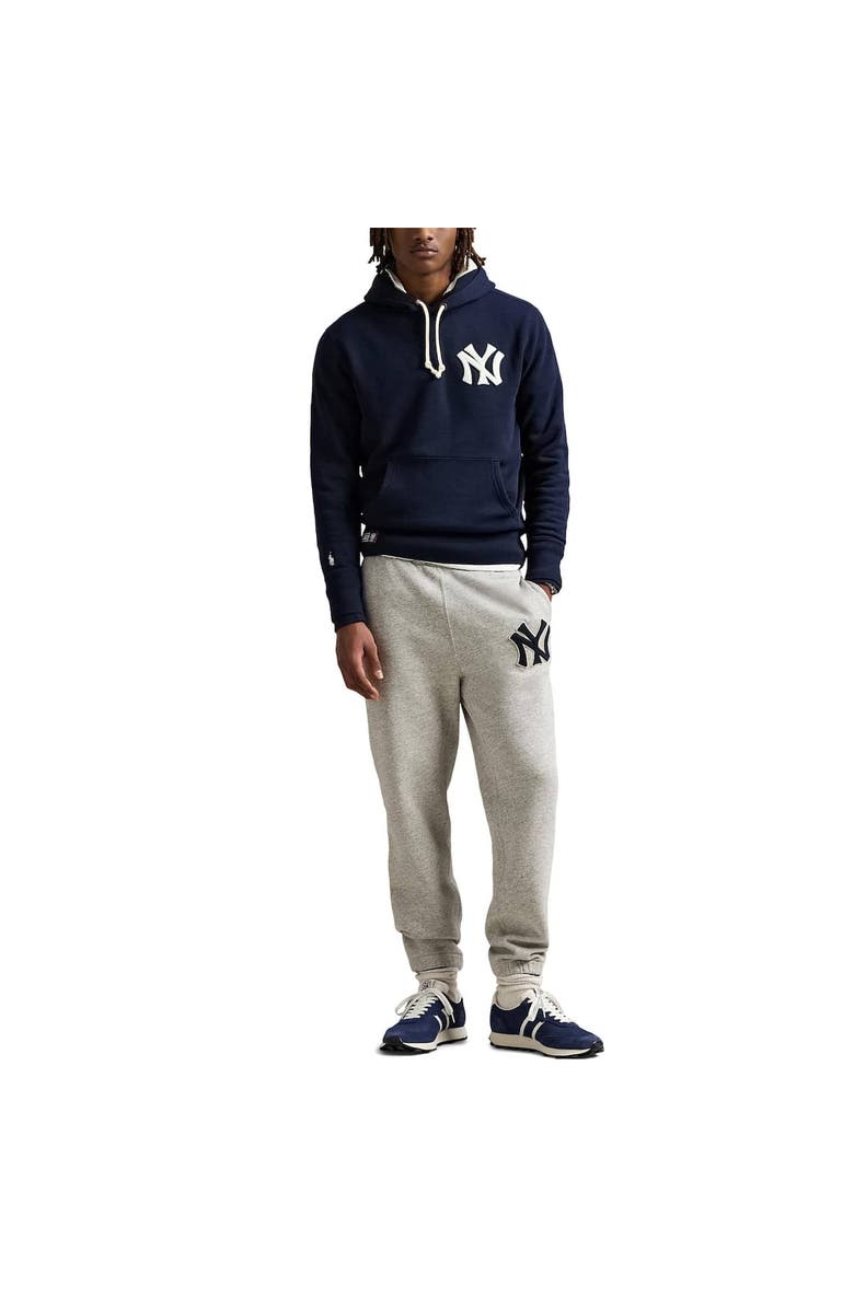 Polo Ralph Lauren Heather Gray Yankees Sweatpants, Alternate, color,