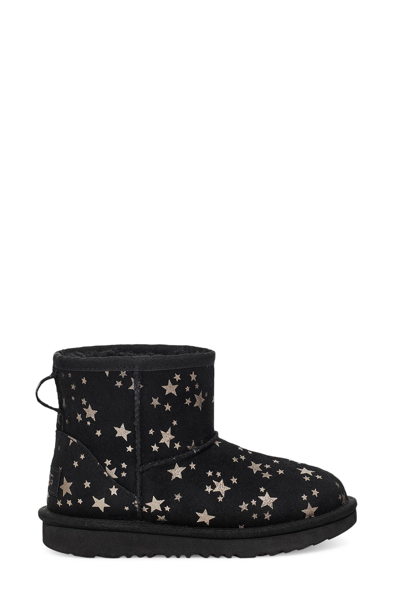 UGG<sup>®</sup> Kids' Classic Mini II Star Boot, Alternate, color, 