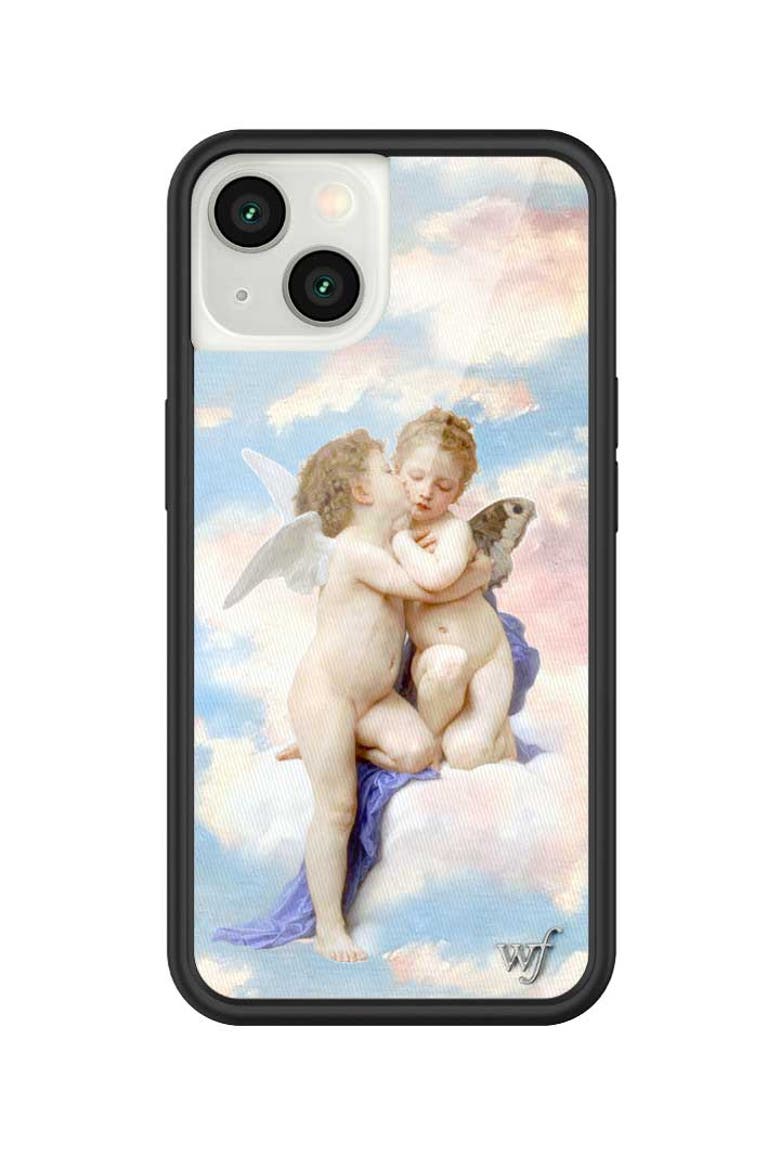 Angels iPhone Case, Alternate, color, Blue
