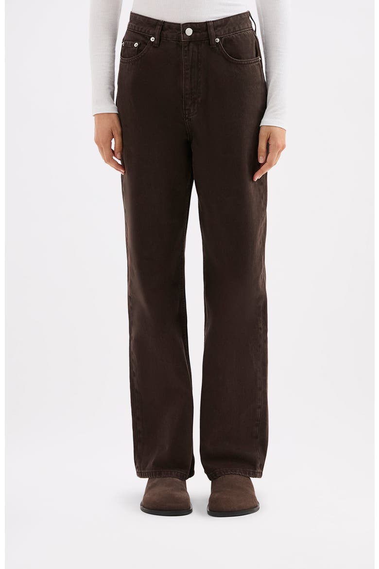 Relaxed Leg Jean, Main, color, Espresso