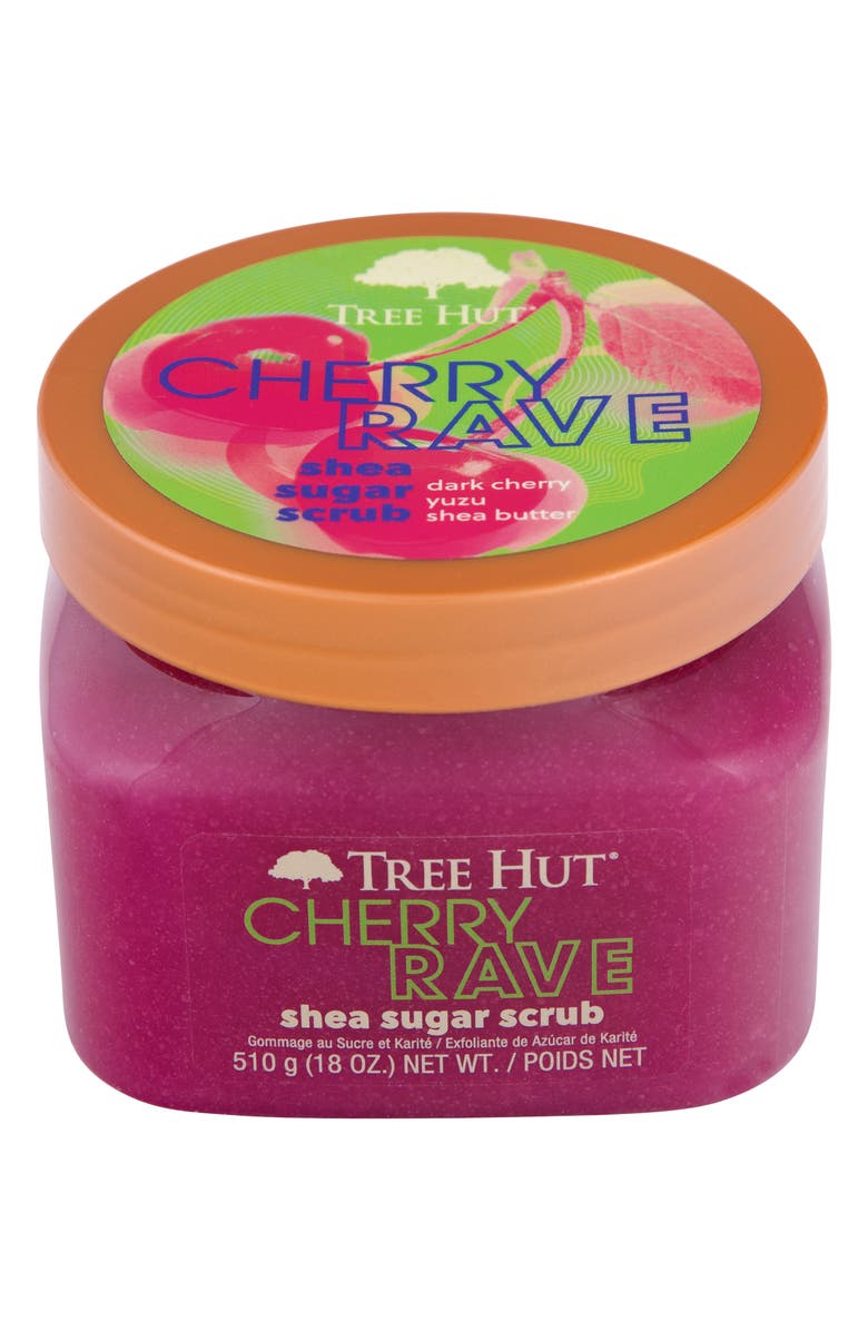Tree Hut Cherry Rave Shea Sugar Scrub, Main, color, 