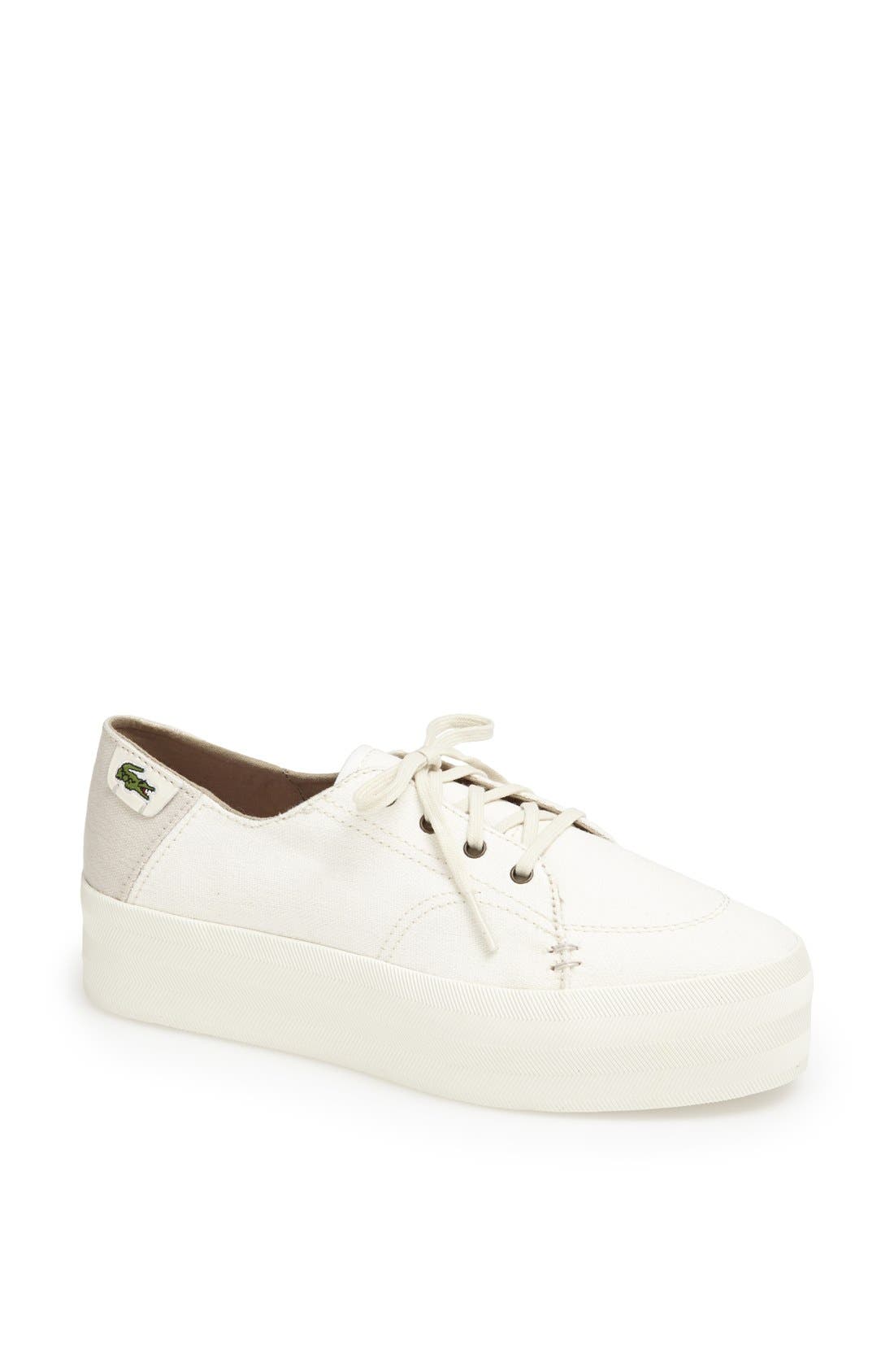 'Kirton' Platform Sneaker, Main, color, WHITE/ LIGHT BROWN