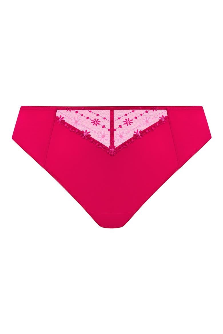Matilda Brazilian Briefs, Alternate, color, HOT PINK