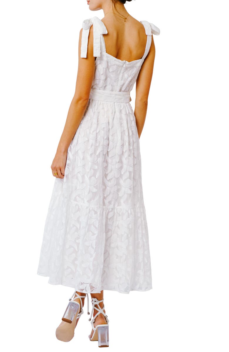 CIEBON Rachel Embroidered Belted Dress, Alternate, color, 