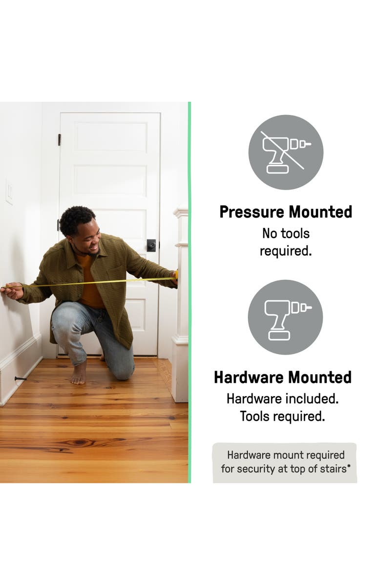 INGENUITY Thruway 52W Series Wide Safety Pet and Baby Gate, Alternate, color, Bronze