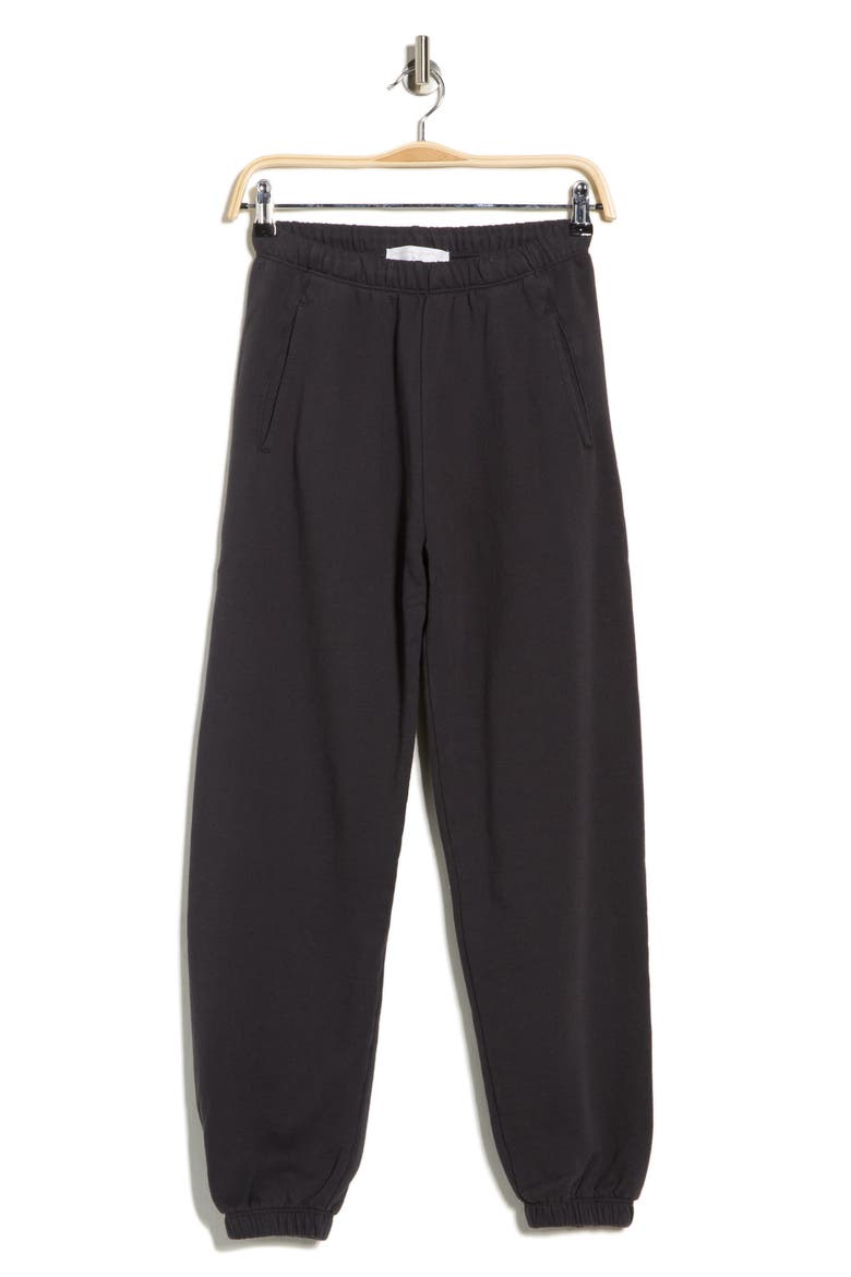 Sol Cotton Sweatpants, Alternate, color, VINTAGE BLACK