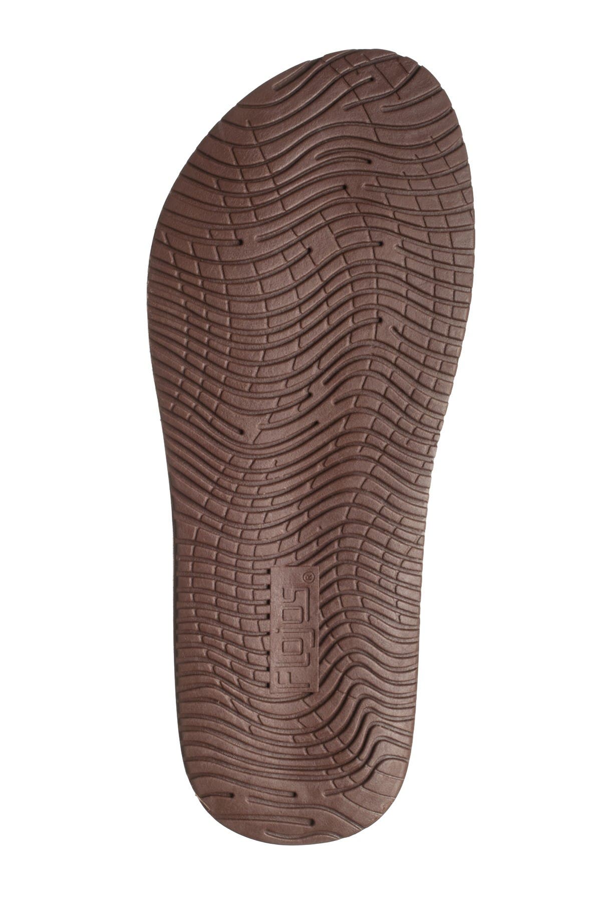 Wave Runner Flip Flop, Alternate, color, BROWN TAN