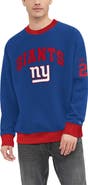 Tommy Hilfiger Men's Tommy Hilfiger Royal New York Giants Reese Raglan Tri-Blend Pullover Sweatshirt