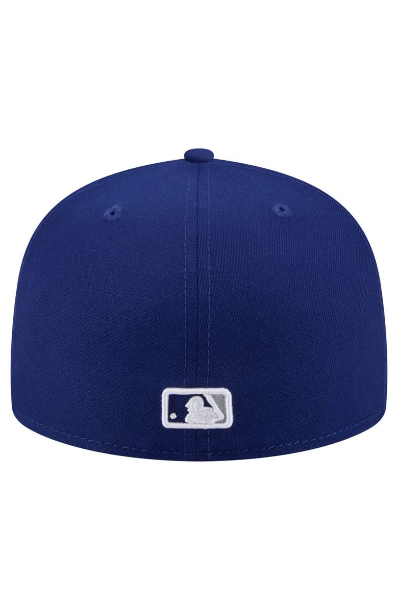 New Era Men's New Era Royal Los Angeles Dodgers Yarn Stitch 59FIFTY Fitted Hat, Alternate, color, 