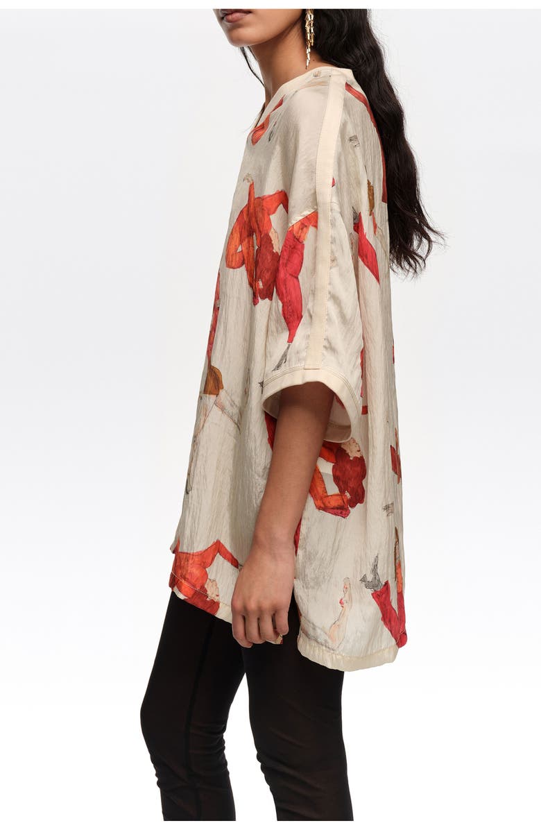 Bimba y Lola Oversize Fluid Dancers T-shirt, Alternate, color, Dancers