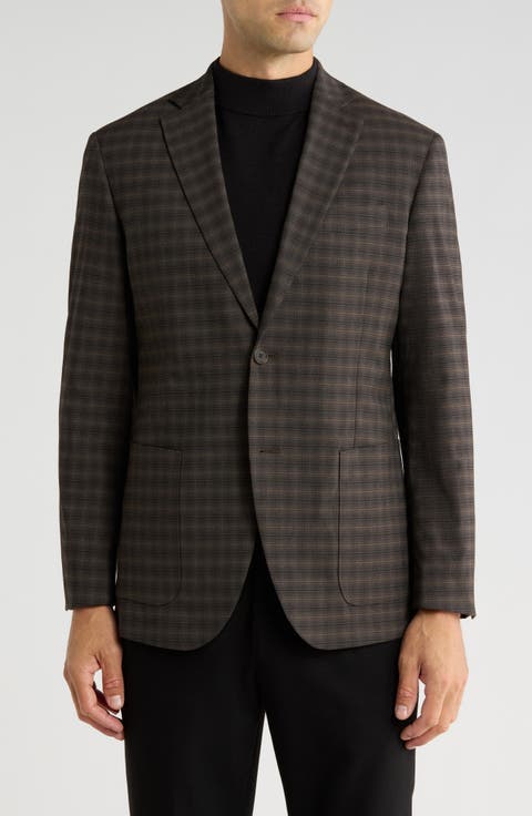 Shadow Check Sport Coat (Short, Regular, Long & Big)