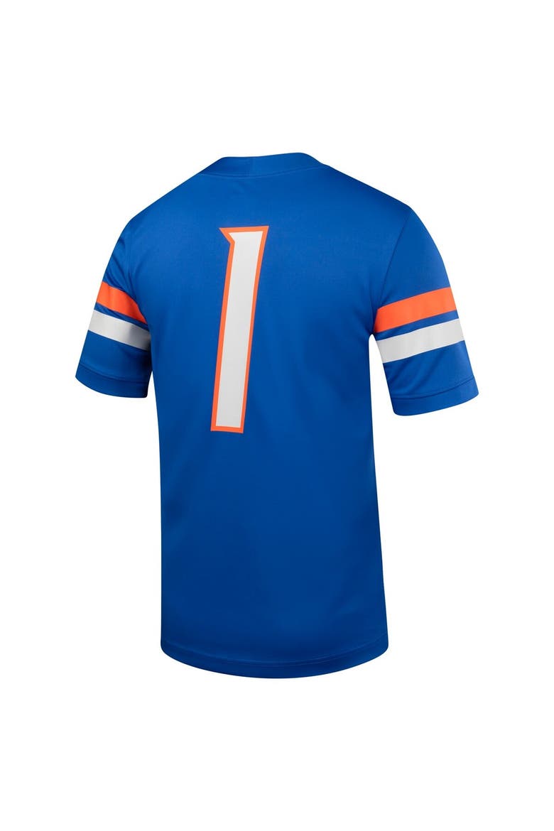 Men's Nike #1 Royal Boise State Broncos Untouchable Football Jersey, Alternate, color, Royal
