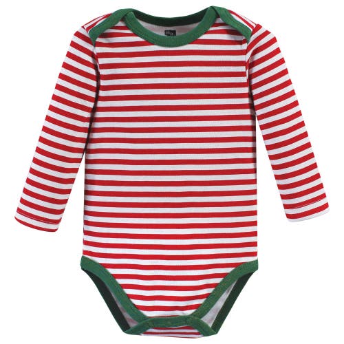 Hudson Baby Essential Long-sleeve Cotton Bodysuit Triple Set