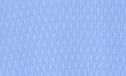 Shop Calvin Klein Textured Short Sleeve Sweater In Spring Blue