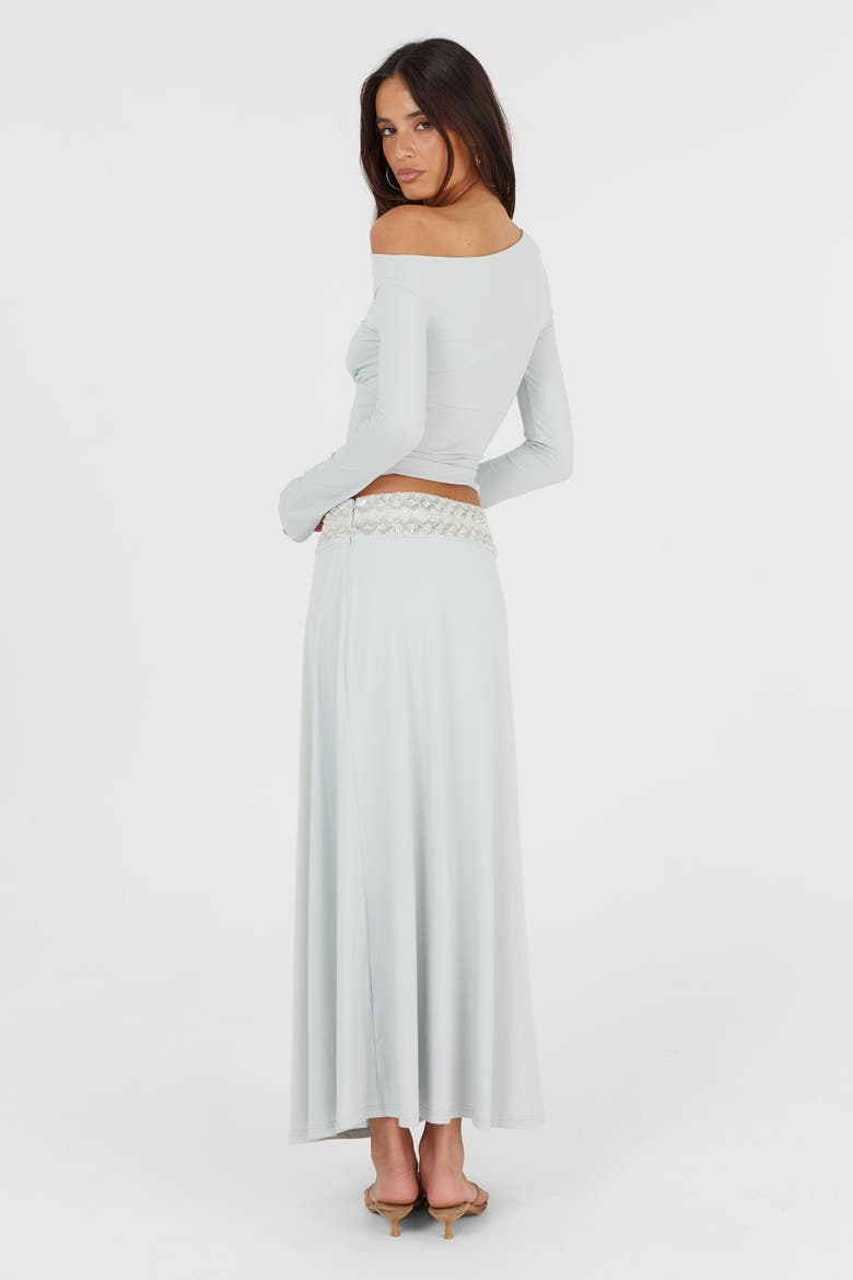 Claudette Midi Skirt, Alternate, color, Blue
