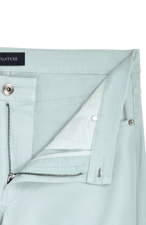 Bugatchi Preston Straight Leg Five Pocket Pants In Seafoam