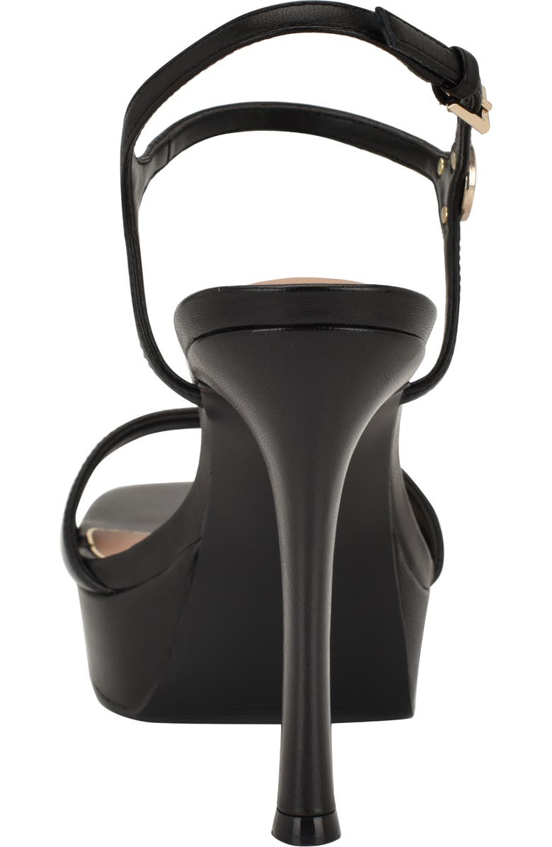 GUESS Hendora Ankle Strap Platform Sandal, Alternate, color, Black