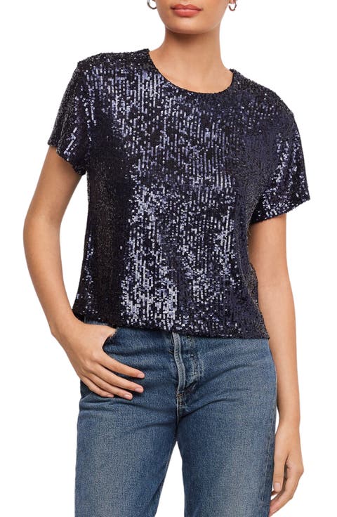 Aerin Sequined Top