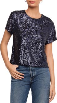 FIFTEEN TWENTY Aerin Sequined Top