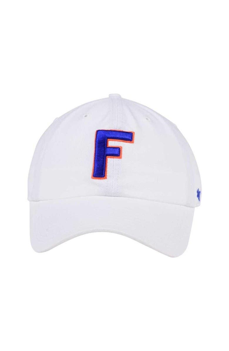 '47 Men's '47 White Florida Gators Clean Up Adjustable Hat, Alternate, color, 