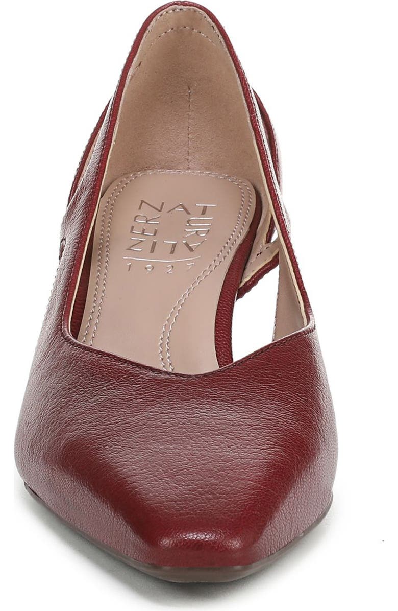 Naturalizer Gracie Pointed Toe Pump, Alternate, color, Cranberry Leather