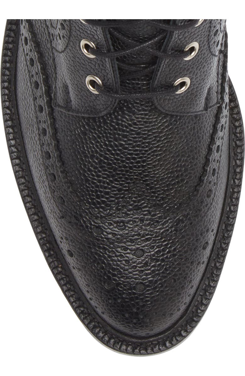 Thom Browne Classic Wingtip Lace-Up Boot, Alternate, color,
