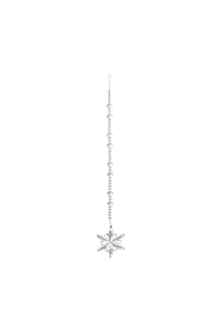 K5 Crystal Beaded Drop Ornament, Main, color, Silver
