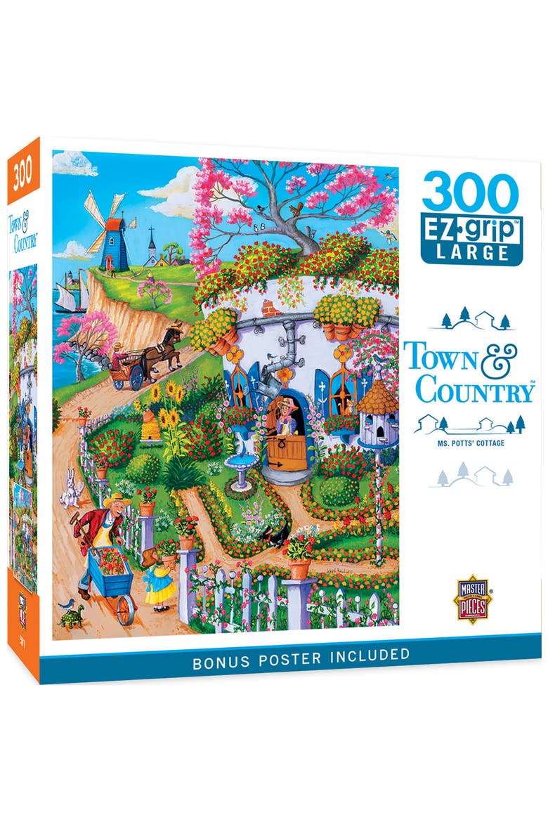 Ms. Potts' Cottage 300 Piece Puzzle, Main, color, Multicolor