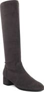 Dune London Topsys Tall Stretch Leather Boot